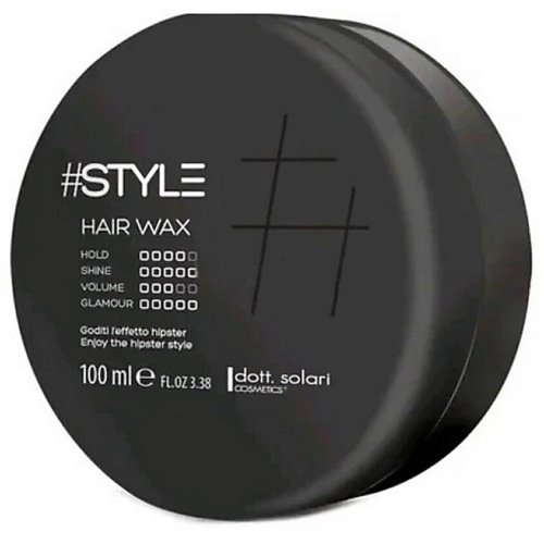 DOTT.SOLARI COSMETICS Воск для волос сильной фиксации #STYLE 100.0