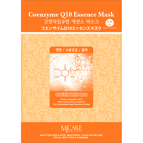 MIJIN MJCARE Тканевая маска  для лица с коэнзимом Q10 23