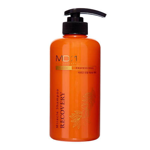 MED B Восстанавливающий шампунь для волос с маслом арганы 500