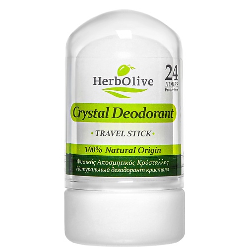 HERBOLIVE Дезодорант Кристалл натуральный минеральный без запаха 60