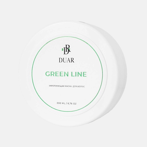 DUAR Укрепляющая маска для ослабленных и поврежденных волос Green Line 200.0