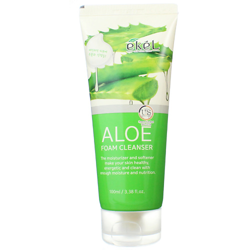 EKEL Пенка для умывания с Алоэ Успокаивающая Foam Cleanser Aloe 100