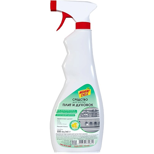 MISTER DEZ Eco-Cleaning Средство для чистки плит и духовок "Лимон" 750