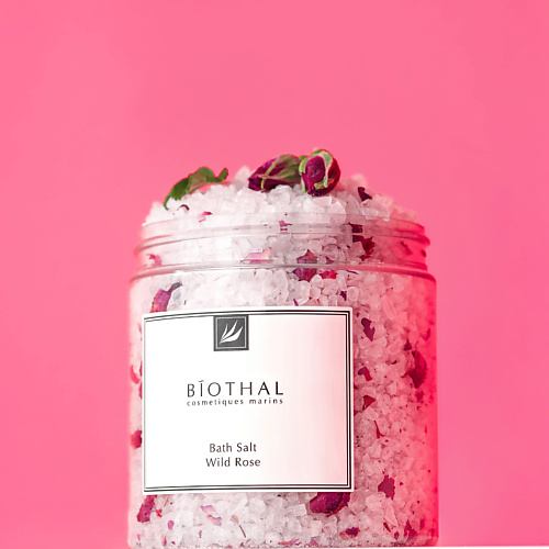 BIOTHAL Соль для ванн Дикая роза Bath Salt Wild Rose 500