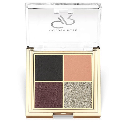 GOLDEN ROSE Тени для век QUATTRO eyeshadow palette