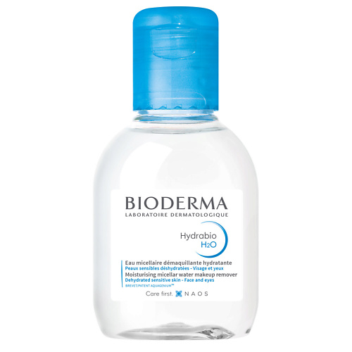 BIODERMA Мицеллярная вода очищающая для сухой и обезвоженной кожи лица Hydrabio H2O 100.0