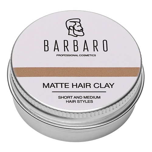 BARBARO Текстурирующая глина для волос 60.0