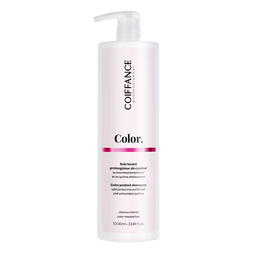 COIFFANCE Профессиональный бессульфатный шампунь для глубокой защиты цвета окрашенных волос COLOR 1000.0