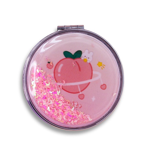 ILIKEGIFT Зеркало складное "Fuit peach pink" с увеличением