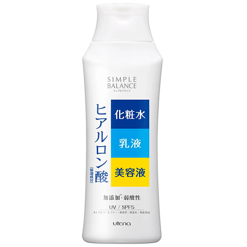 UTENA "Simple Balance" Лосьон-молочко три в одном, с тремя видами гиалуроновой кислоты 220.0