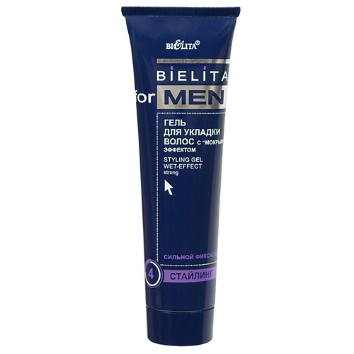 БЕЛИТА Гель для укладки волос с мокрым эффектом сильной фиксации Bielita for Men 100.0