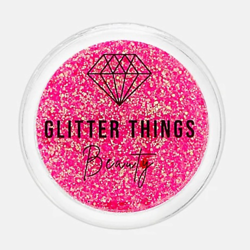 GLITTER THINGS Гель-блестки для лица и тела "Розовый Неон"