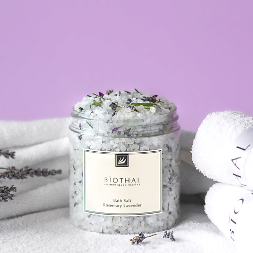 BIOTHAL Соль для ванн Розмарин Лаванда Bath Salt Rosemary Lavender 500