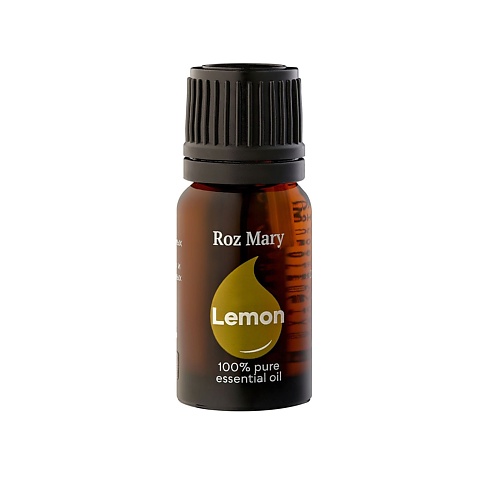 ROZ MARY Эфирное масло Лимон (Citrus Limon) 100% натуральное от пигментных пятен 10.0