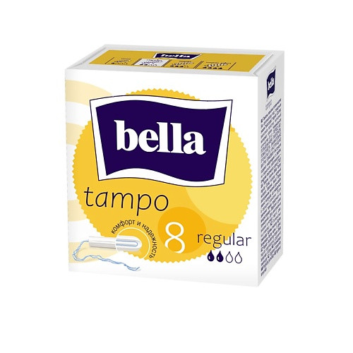 BELLA Тампоны без аппликатора Tampo Regular 8.0