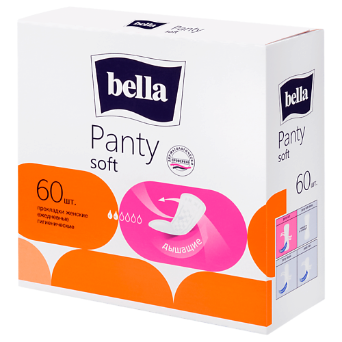 BELLA Прокладки ежедневные Panty Soft 60.0