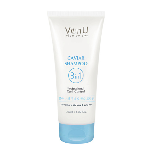 VONU Шампунь для волос с икрой Caviar Shampoo 200.0