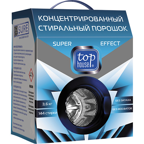 TOP HOUSE Концентрированный стиральный порошок Super effect 3600.0