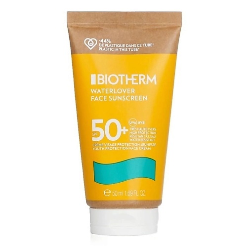 BIOTHERM Водостойкий солнцезащитный крем для лица Waterlover Face Sunscreen SPF50 50.0