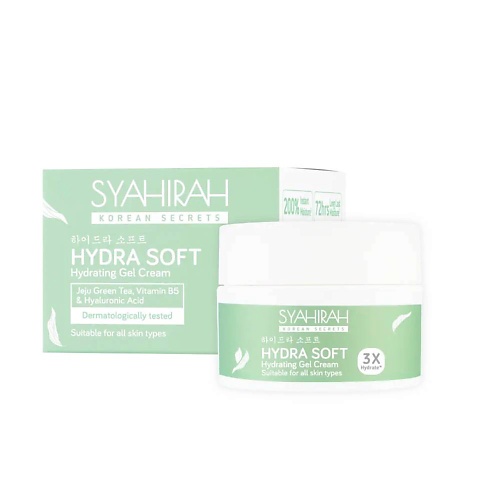 SYAHIRAH Увлажняющий гель-крем для лица с витамином В5 и гиалуроновой кислотой 20.0