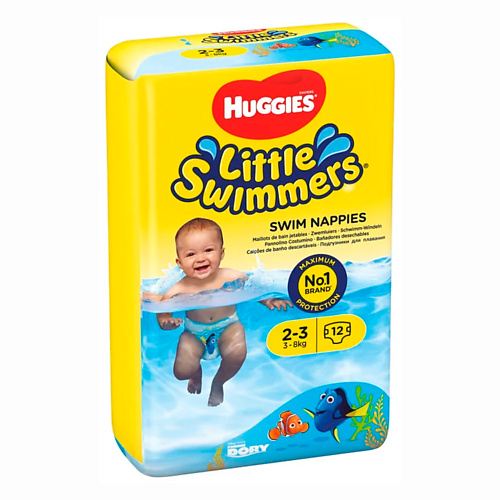 HUGGIES Подгузники Little Swimmers для плавания 3-8кг 12.0