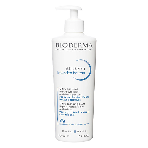 BIODERMA Бальзам для восстановления сухой и атопичной кожи лица и тела Atoderm 500.0