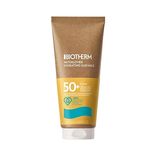 BIOTHERM Увлажняющее солнцезащитное молочко для всех типов кожи Waterlover Hydrating Sun Milk SPF50 200.0
