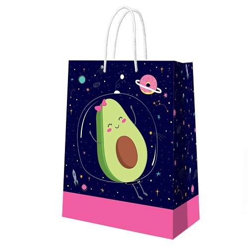 ND PLAY Пакет подарочный малый Авокадо в космосе