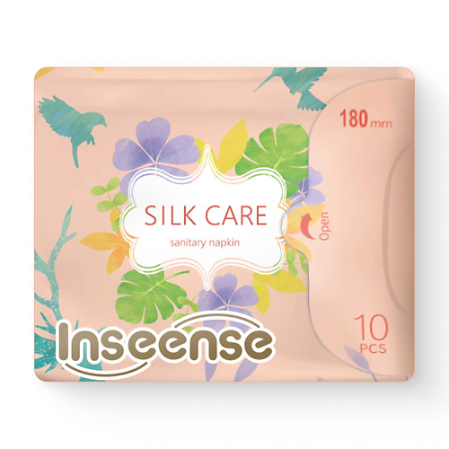 INSEENSE Прокладки женские гигиенические ежедневные с крылышками Silk Care 10.0