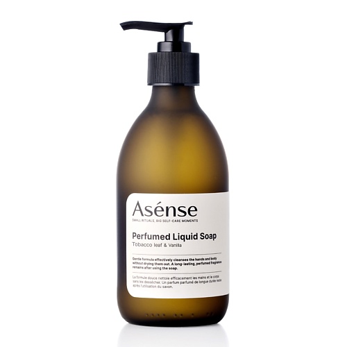ASENSE Жидкое мыло парфюмированное для рук и тела аромат табачный лист и ваниль 300.0