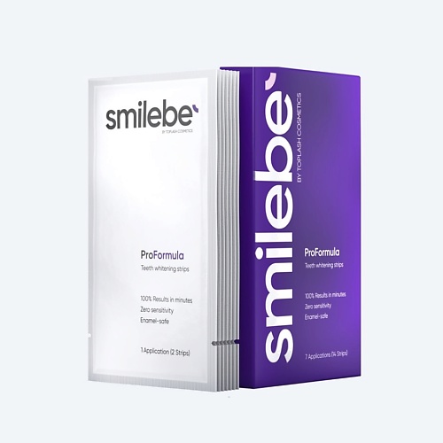 SMILEBE BY TOPLASH Отбеливающие полоски для чувствительных зубов PAP+Gentle 28 полосок 14.0