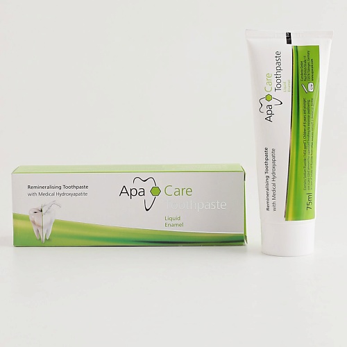 APACARE Зубная паста натуральная  с осветляющим эффектом Remineralising 75.0