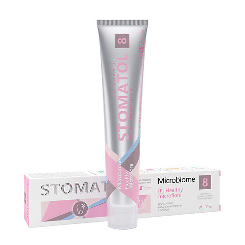 STOMATOL Microbiome зубная паста с пробиотиком для восстановления микрофлоры полости рта 100.0