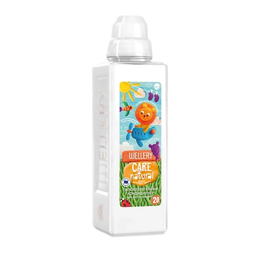 WELLERY Care Natural кондиционер для детского белья, с ароматом ванильной ириски 1000.0