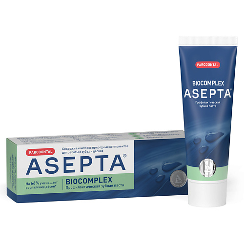 АСЕПТА Зубная паста для чувствительных зубов и десен 75.0