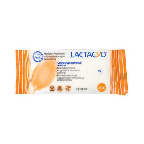 LACTACYD Салфетки для интимной гигиены 8.0