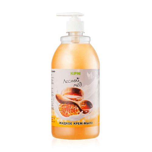 KIPNI Крем-мыло жидкое универсальное с дозатором "Лесной мед" 900.0