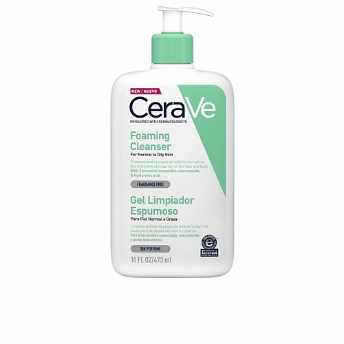 CERAVE Очищающий гель для нормальной и жирной кожи 1000.0