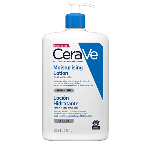 CERAVE Лосьон увлажняющий для сухой кожи с церамидами For Dry to Very Dry Skin 1000.0
