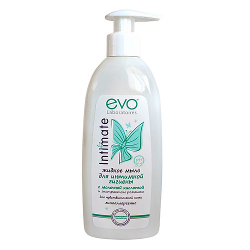 EVO LABORATOIRES Жидкое мыло для интимной гигиены для чувствительной кожи рН 5,2 400.0