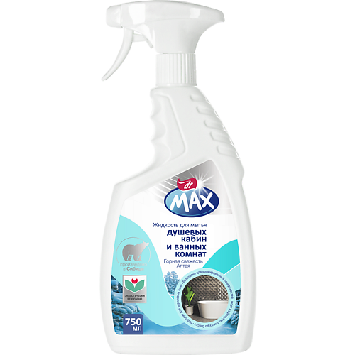DR MAX Жидкость для мытья душевых кабин и ванных комнат "Горная свежесть Алтая" 750.0