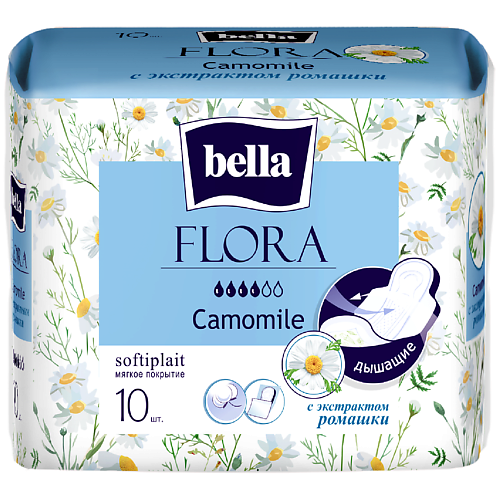BELLA Прокладки FLORA Camomile 10.0