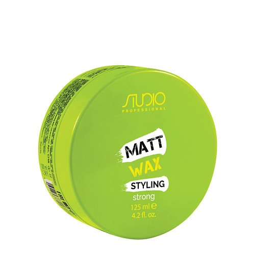STUDIO Матовый воск для укладки волос сильной фиксации Matt Wax 125.0