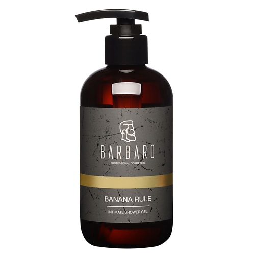 BARBARO Мужской интимный гель мыло, BANANA RULE натуральный 250.0