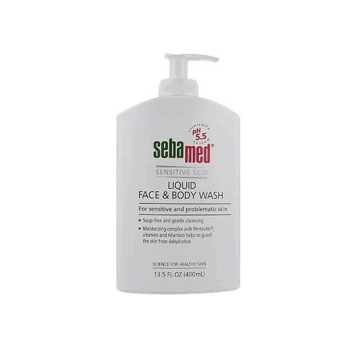 SEBAMED Очищающий гель Liquid Face & Body для чувствительной и проблемной кожи лица и тела 400.0