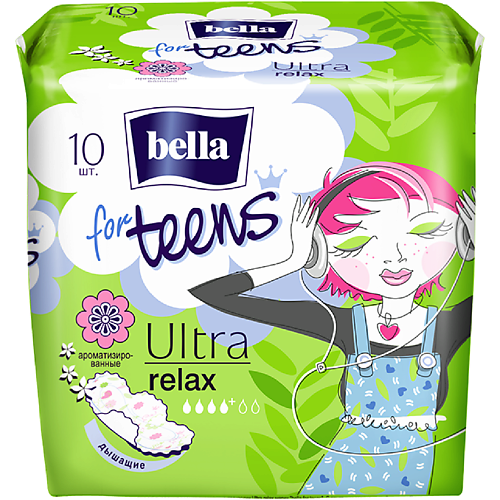 BELLA Прокладки супертонкие for teens Ultra relax 10.0