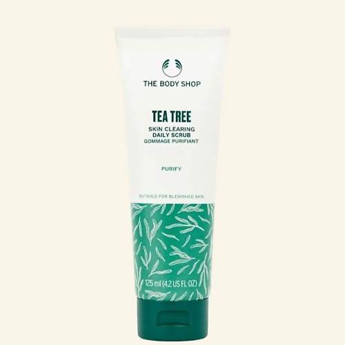THE BODY SHOP Ежедневный скраб Tea Tree Skin Clearing с маслом чайного дерева для проблемной кожи 125.0
