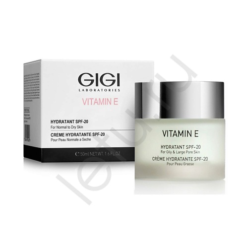 GIGI Увлажняющий крем для нормальной и сухой кожи Vitamin E с SPF-20 50.0