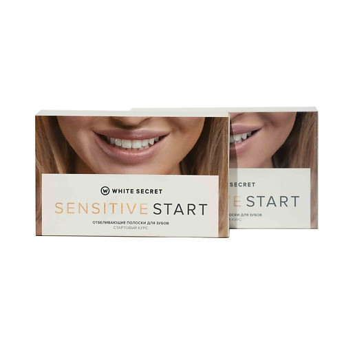 WHITE SECRET Полоски для домашнего отбеливания зубов "Sensitive Start" 1