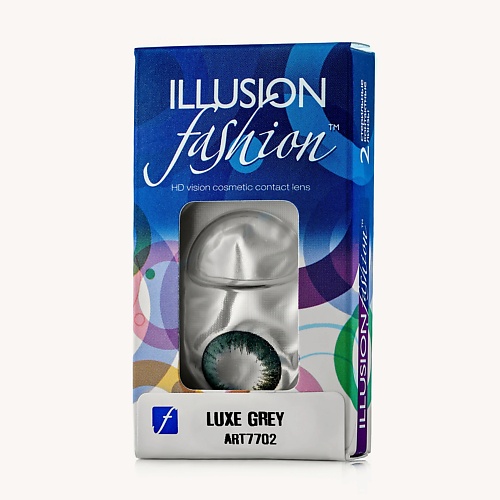 ILLUSION Цветные контактные линзы  fashion LUXE grey